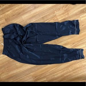 Meibiao 100% silk high waisted pajama pants